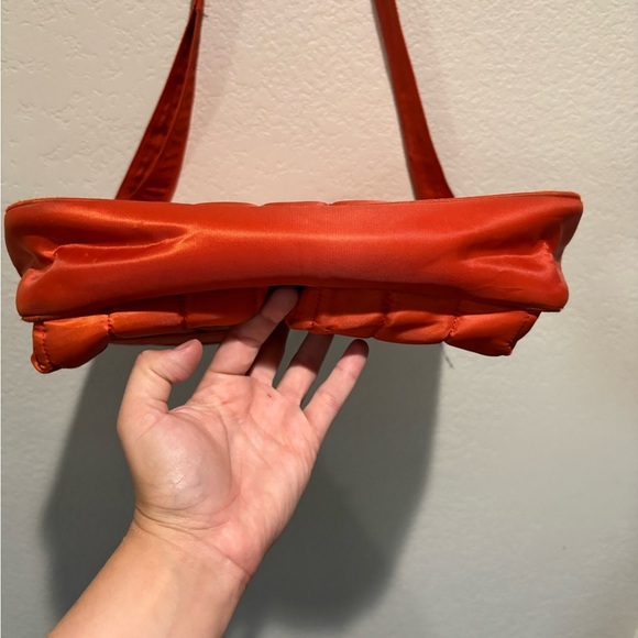 Lug Orange Quilted Crossbody Bag - Picture 8 of 8